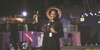 Kenyan film director Angela Wamai