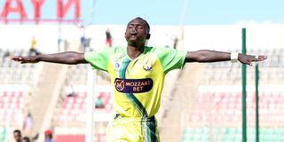 Kakamega Homeboyz forward Moses Shummah 