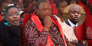 Jubilee leader Uhuru Kenyatta