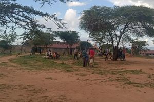 Residents of Kanyerus area along the Kenya-Uganda border on April, 20, 2023