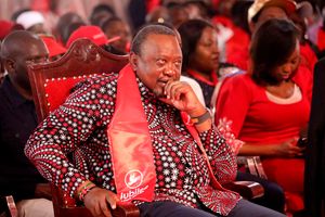 Jubilee Party Leader and former President Uhuru Kenyatta 