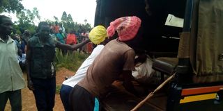 homa bay sand harvesting