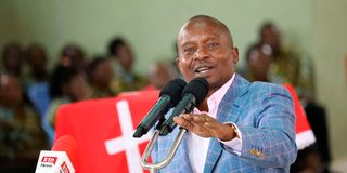 Kithure Kindiki on Mungiki