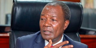 National Treasury Cabinet Secretary Njuguna Ndung’u 