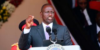 President William Ruto addresses