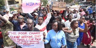 Anti-Finance Bill Demos