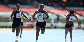 From left: Monicah Zephania, Maximila Imali and Eunice Kadogo