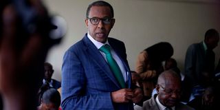 Senior Counsel Ahmednasir Abdullahi during a past court session.