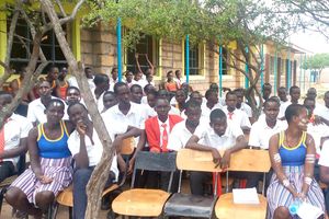 Students of Turkwel Gorge Secondary School in West Pokot county on November, 24, 2022