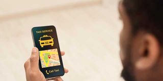Taxi hailing app