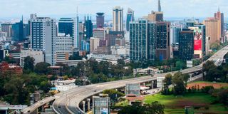 The Nairobi City Skyline 