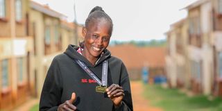 Six-time Lewa Safaricom Marathon champion Fridah Lodepa