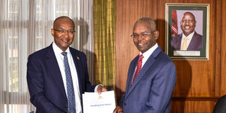 Kamau Thugge and Patrick Njoroge