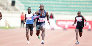 Ferdinand Omanyala wins Heat 7 of men's 100m race