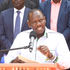 Uasin Gishu Governor Jonathan Bii addressing a press conference at the county headquarters in Eldoret town on July 11, 2023
