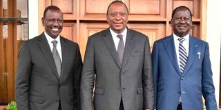 William Ruto, former President Uhuru Kenyatta 