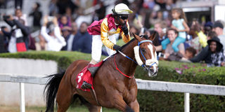 Jockey Michael Fundi