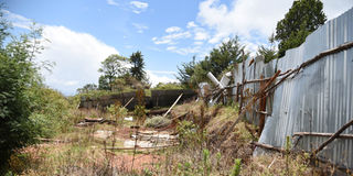The abandoned residence for Elgeyo-Marakwet County Governor at Kamariny on March 14, 2018