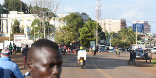 Iten town in Elgeyo Marakwet County on July 13, 2023