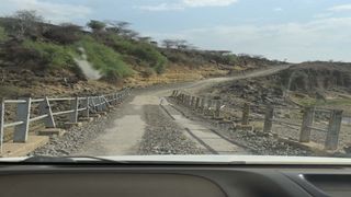 Kapedo Bridge at the border of Turkana and Baringo counties on February 17, 2023, 