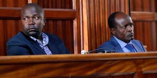 Suspects in Sharon Otieno murder.