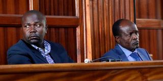 Suspects in Sharon Otieno murder.
