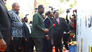 Azimio requiem mass for victims of police brutality during anti-government protests.