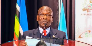 University of Nairobi Acting Vice-Chancellor Julius Ogeng’o