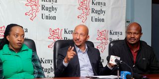 Kenya Rugby Union (KRU) chairman Sasha Mutai