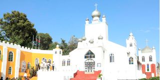 Father John Pesa's Holy Ghost Coptic Church in Kisumu.