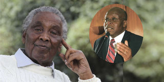 William ole Ntimama and Simon Sagana Kanani