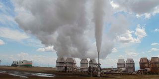 A newly launched well at Geothermal Development Company (GDC) Paka Hills