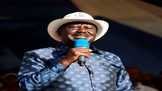 Azimio leader Raila Odinga