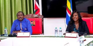 Kalonzo, Mbarire during bipartisan talks