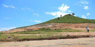 The changing face of Got Alila Hills in Koru, Kisumu County, on August 24, 2023.