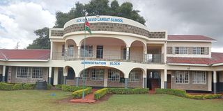 Dr David Lang'at Primary School in Lessos ward, Nandi County. 