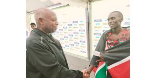 Jackson Tuwei and Nicholas Kimeli