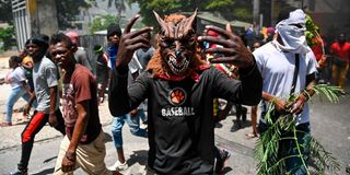 Haiti protesters 