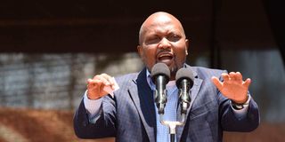 Trade and Industry Cabinet Secretary Moses Kuria.