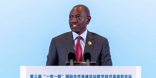 Ruto in China