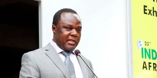 Principal Secretary for Industry Juma Mukhwana.