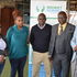 Mr Joseph Omondi (right) the executive director of Midrift Hurinet 
