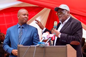 Mark Mwenje and Jubilee Party Vice Chair David Murathe