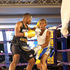 Kenya's Fatuma Zarika (left) fights against Tanzania's Fatuma Yazidu