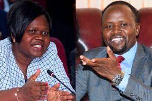 Gladys Wanga and George Natembeya