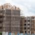 An apartment under construction at Hill School Estate in Eldoret town