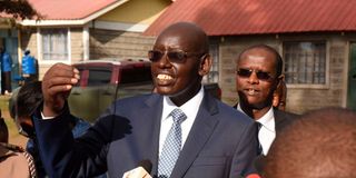 Basic Education Principal Secretary Belio Kipsang’ 