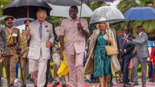 King Charles Ruto Camilla at Mombasa airport