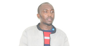 Kennedy Ochieng at the Makadara Law Courts.