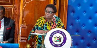 Embattled Meru County governor Kawira Mwangaza